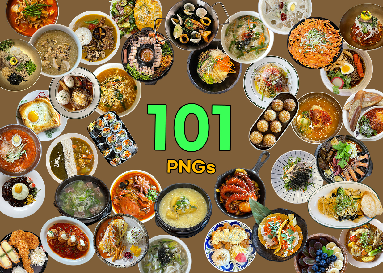 new_food_01 Food Vol. 01 — 101 PNG Cutouts Bundle - Image 1